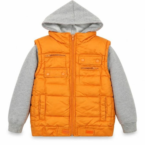 Adams Kids Boys Orange   Jacket Waistcoat Size 7 Years