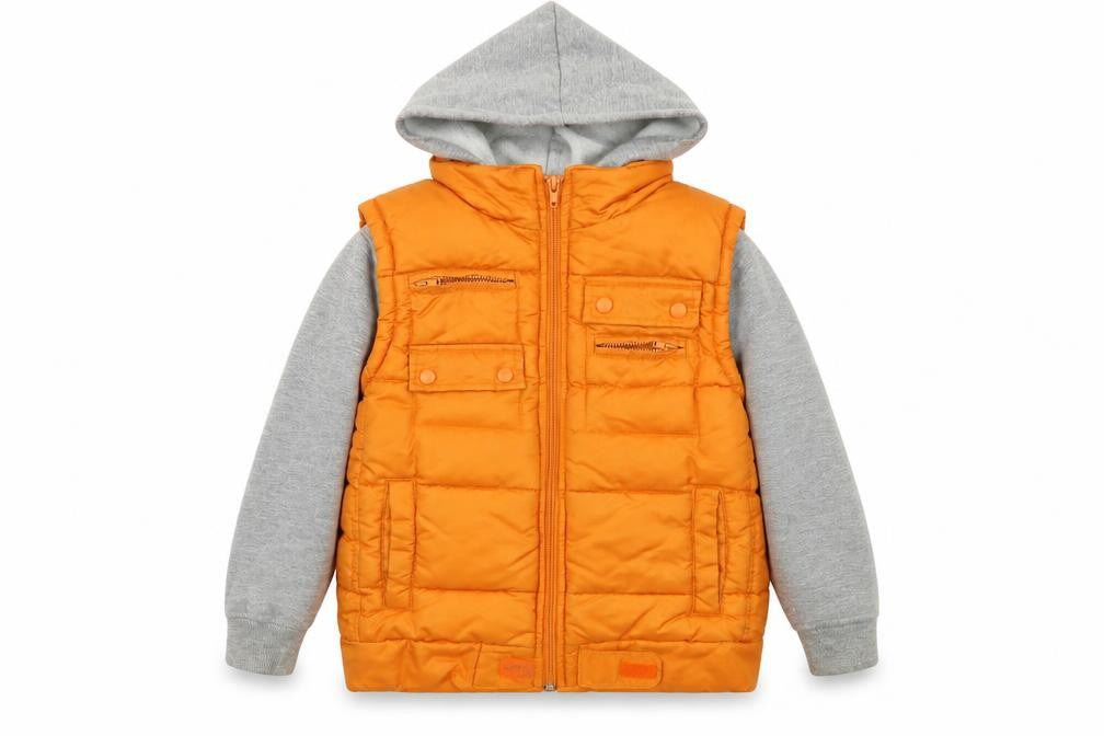 Adams Kids Boys Orange   Jacket Waistcoat Size 7 Years