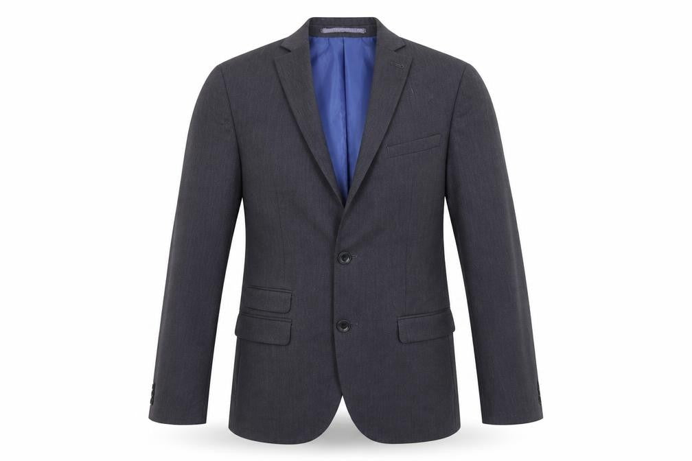 Front view of Marks & Spencer men’s grey suit jacket, size 36