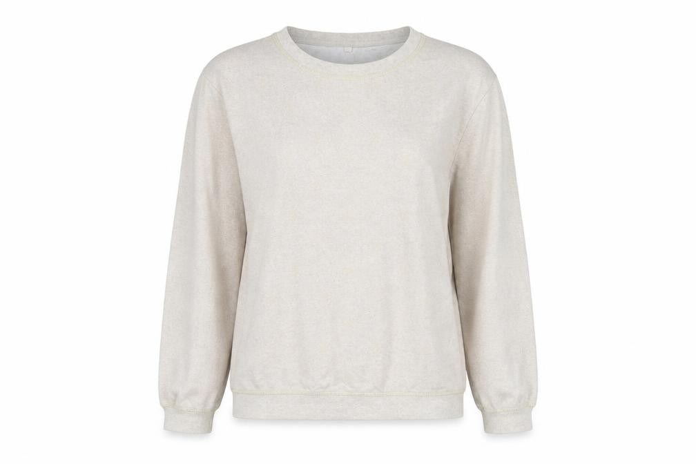 Front view of Next women’s beige polka dot jumper, size L