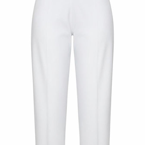 Emma Collection Womens White   Capri Trousers Size 18 L23 in