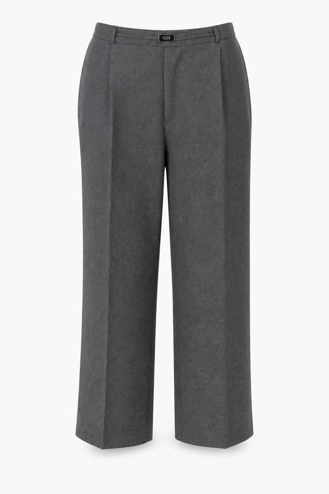 BM Collection Womens Grey   Capri Trousers Size 12 L26 in