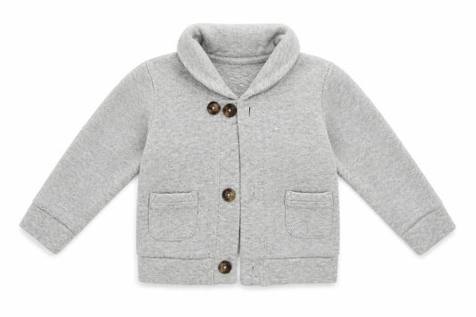 Front view of Joe Fresh Baby Grey Jacket, size 18-24, Months