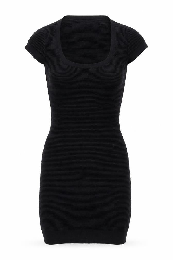French Connection Womens Black Striped Mini Size 8