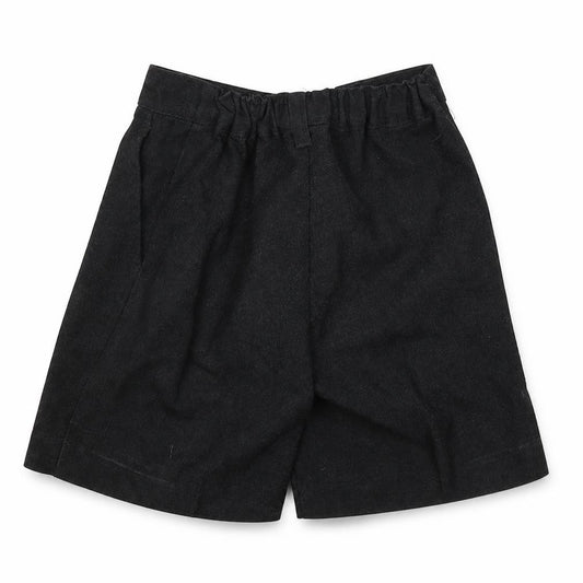 Front view of Marks & Spencer girls’ grey bermuda shorts, size 5, years - school shorts