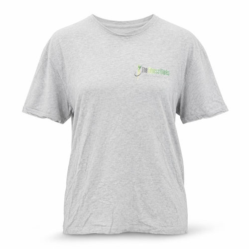 Uneek Womens Grey   Basic T-Shirt Size L  - The Fitness works