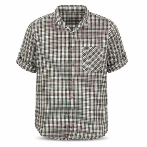Topman Mens Green Check   Button-Up Size M