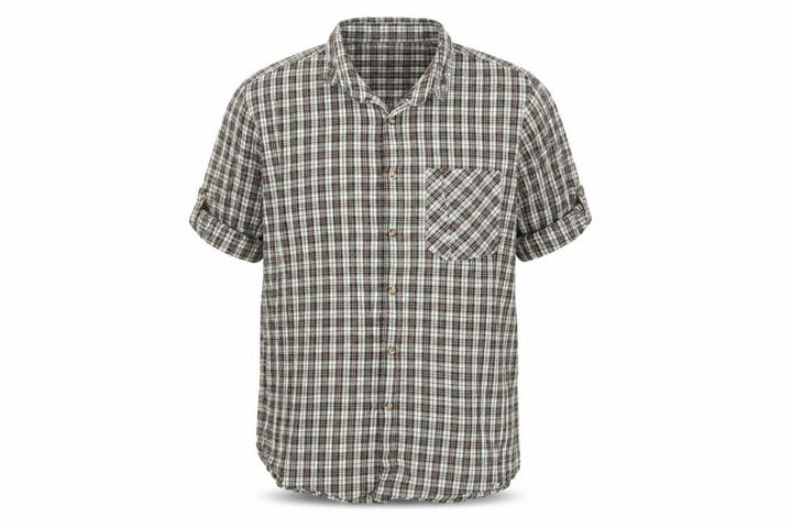 Topman Mens Green Check Button-Up Size M