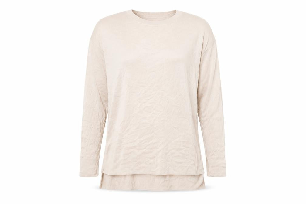 Front view of H&M women’s pink jumper, size M