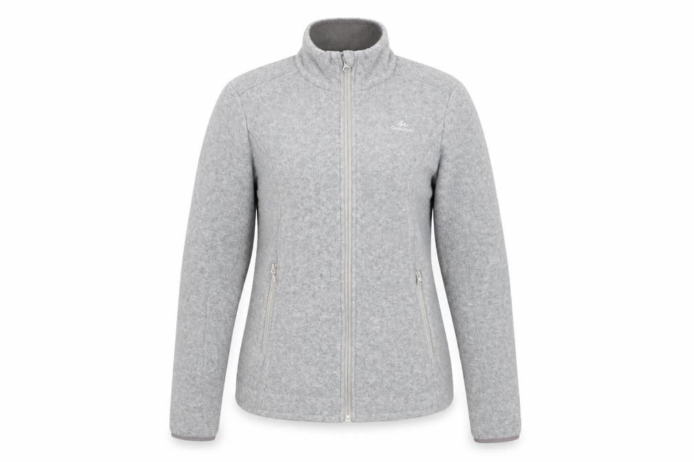 Front view of Decathlon men’s grey jumper, size XS