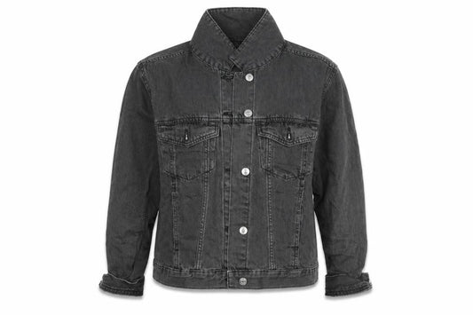 Front view of Divided women’s black jacket, size UK 14