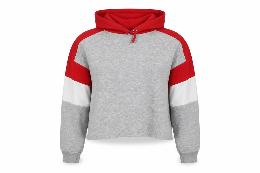 New Look Girls Grey   Pullover Hoodie Size 12-13 Years  - cropped