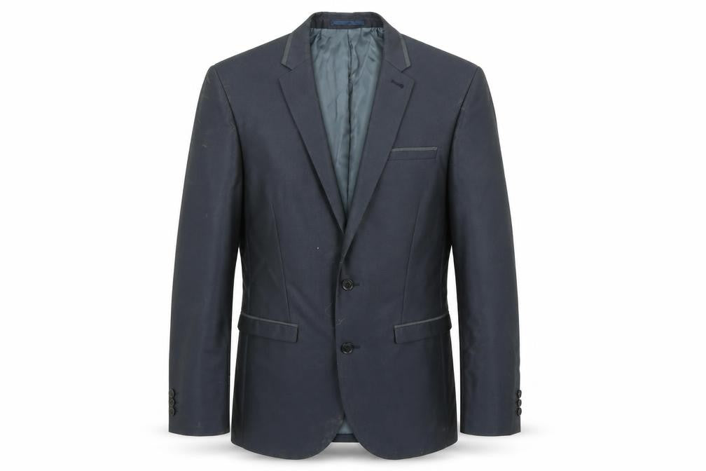 Front view of Next men’s blue jacket blazer, size 38
