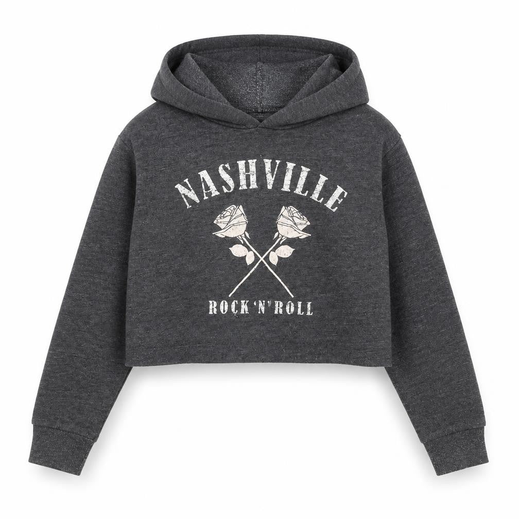 Front view of Matalan girls’ grey pullover hoodie, size 9, years