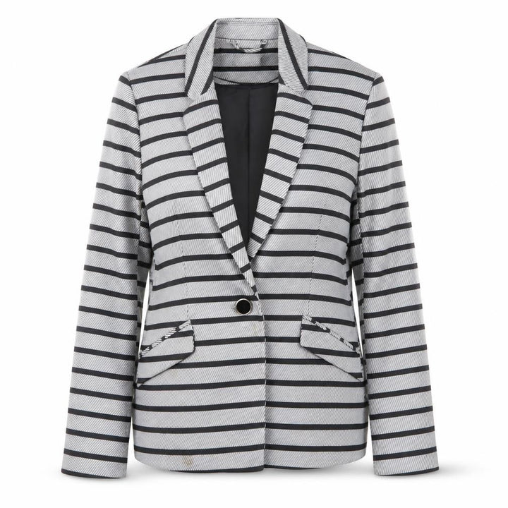 Oasis Womens Multicoloured Striped Jacket Blazer Size 8