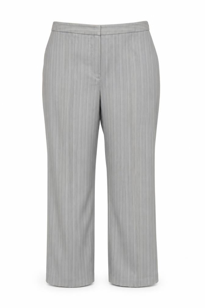 Agenda Womens Grey Herringbone  Trousers  Size 22 L27.5 in