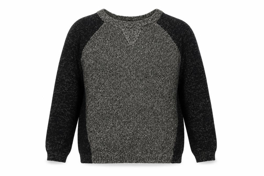 Front view of River Island women’s black jumper, size UK 6