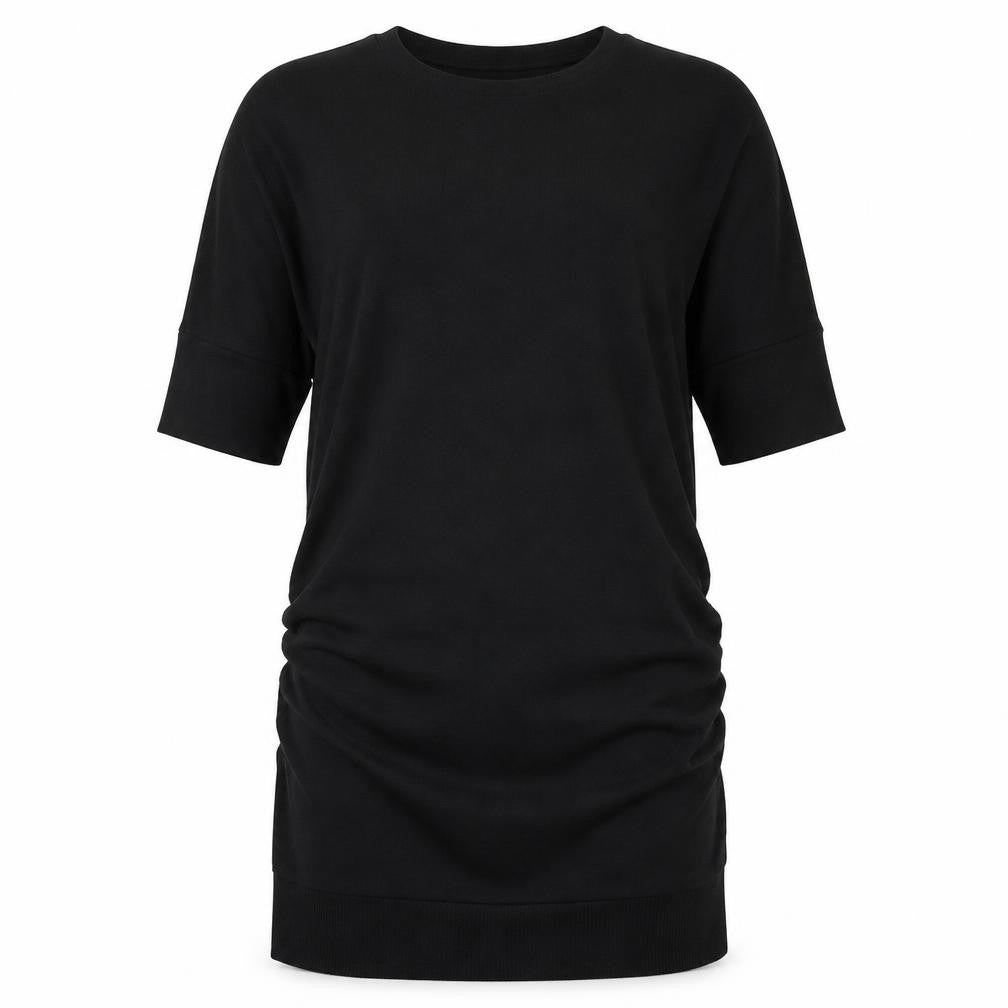 Zenana Womens Black  Knit Jumper Dress  Size M