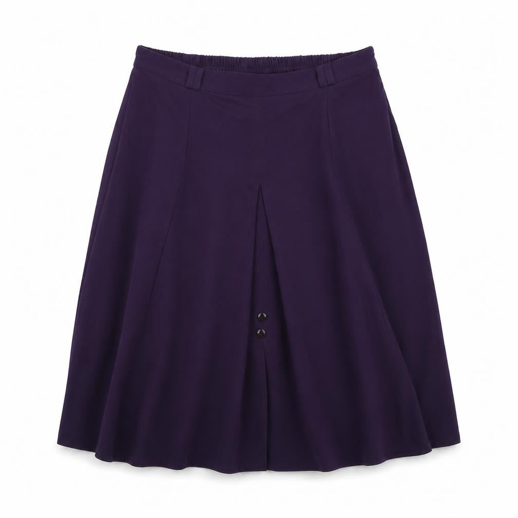 Berkertex Womens Purple   Flare Skirt Size 36 in