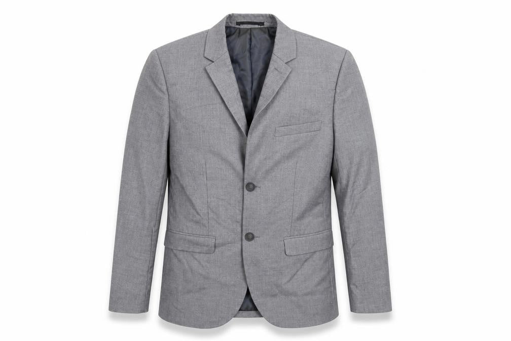Topman Mens Grey   Jacket Suit Jacket Size 36