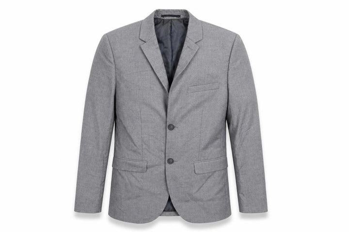 Topman Mens Grey Jacket Suit Jacket Size 36