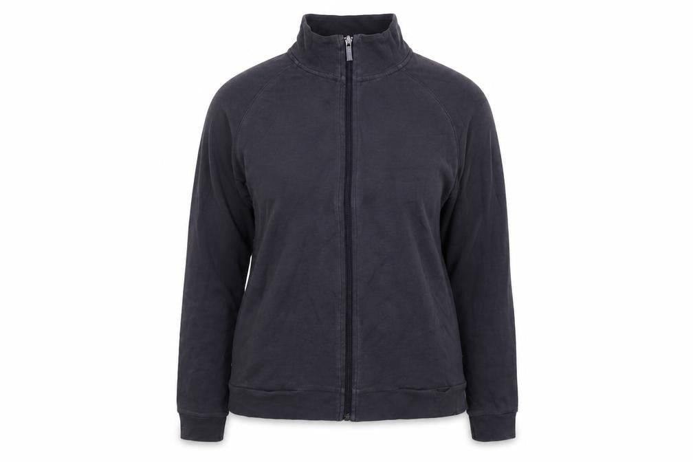 Front view of elliegray women’s grey jacket, size UK 12