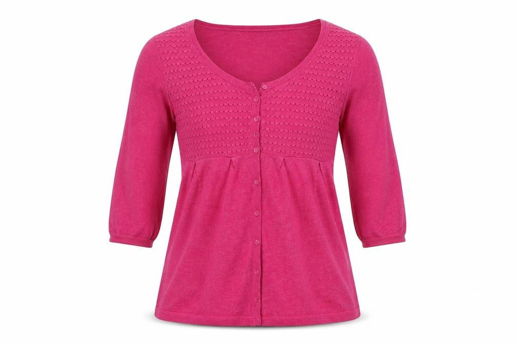 Crew Clothing Womens Pink   Cardigan Jumper Size 10