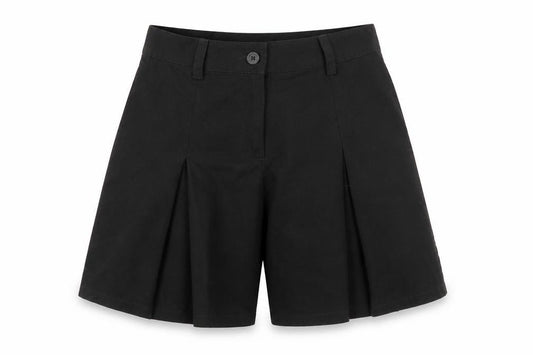 Front view of Debenhams girls’ black sailor shorts, size 11, years