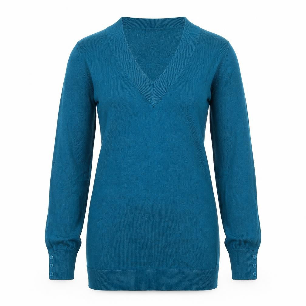 Front view of Gap women’s blue jumper, size XS