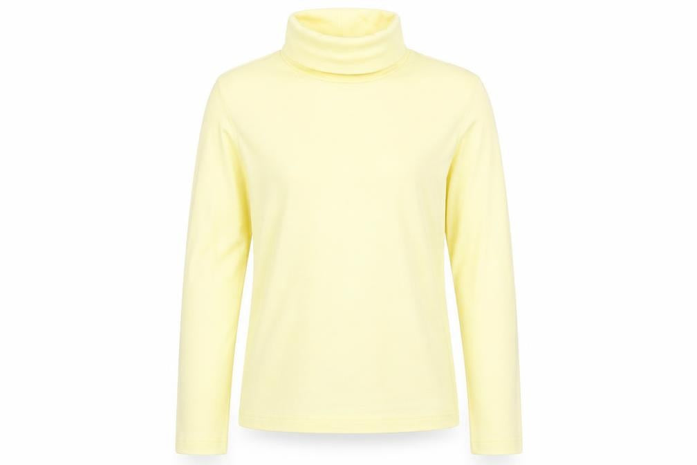Front view of Paramour women’s yellow jumper, size S