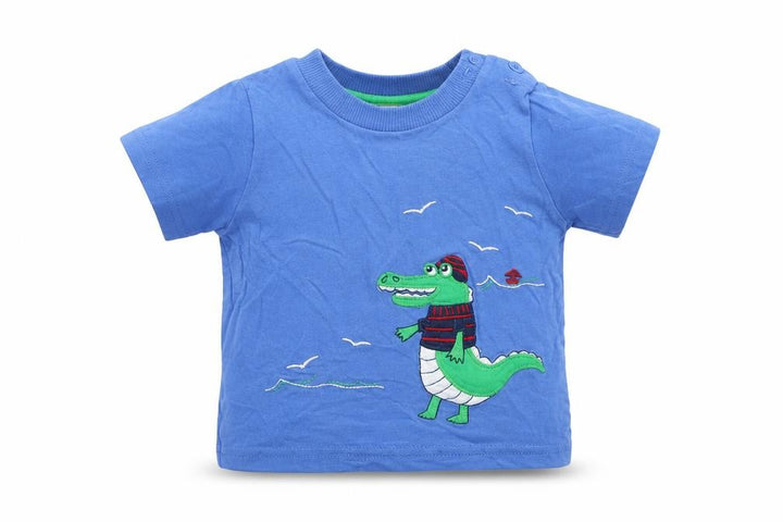 John Lewis Boys Blue Basic T-Shirt Size 3-6 Months