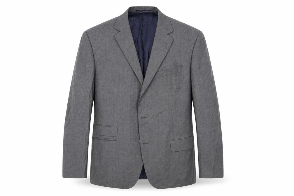 Front view of Marks & Spencer men’s grey jacket suit jacket