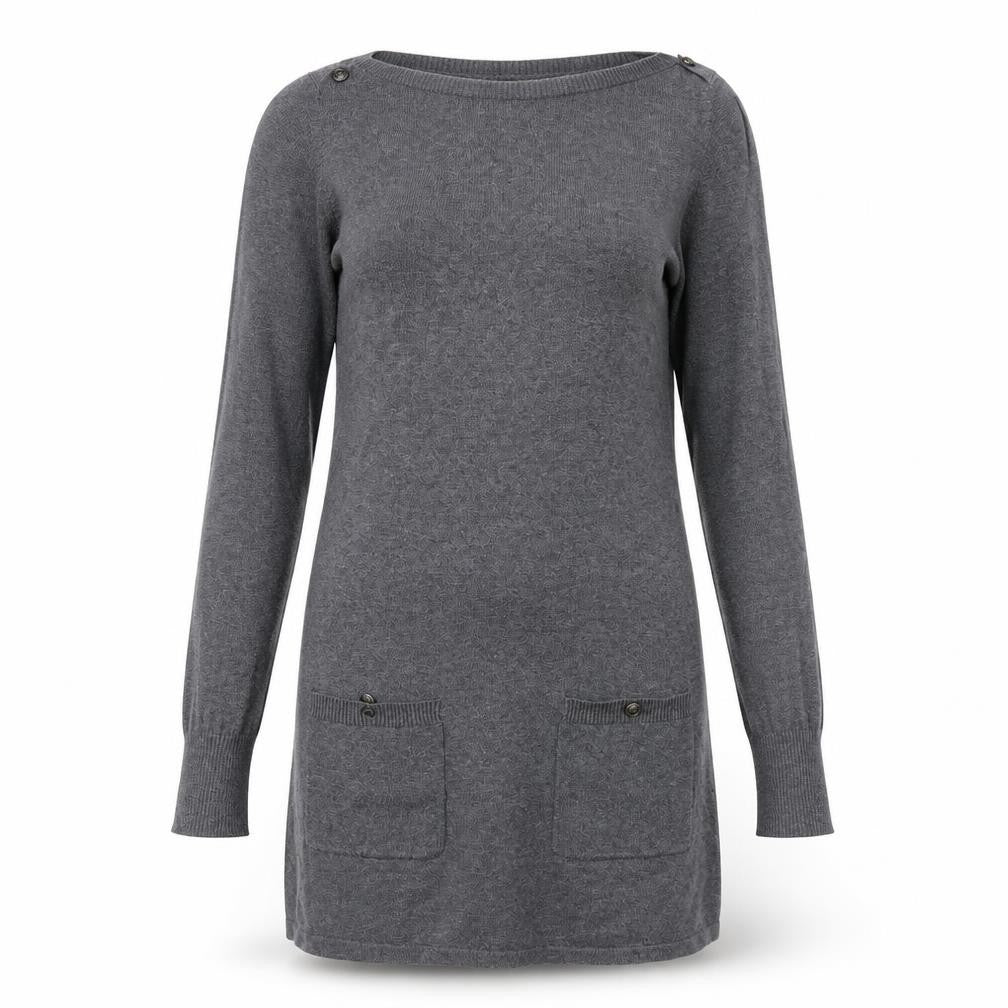 Oasis Womens Grey   Jumper Dress  Size S