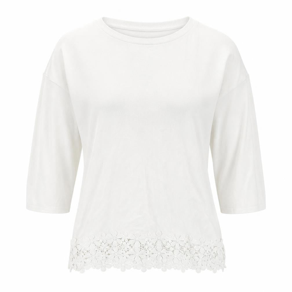 Front view of Dorothy Perkins women’s white jumper, size UK 8