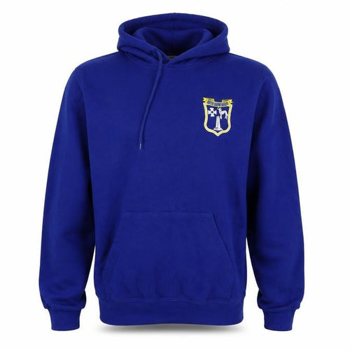 Blue Max Mens Blue   Pullover Hoodie Size S  - Meadowvale Logo Hoody