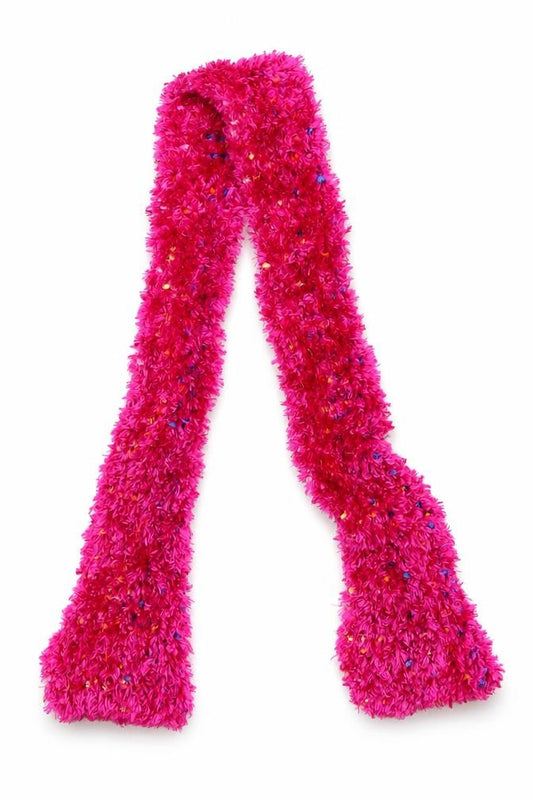 Girls Multicoloured   Scarf Scarves & Wraps Size Regular  - Pink Fluffy Scarf,