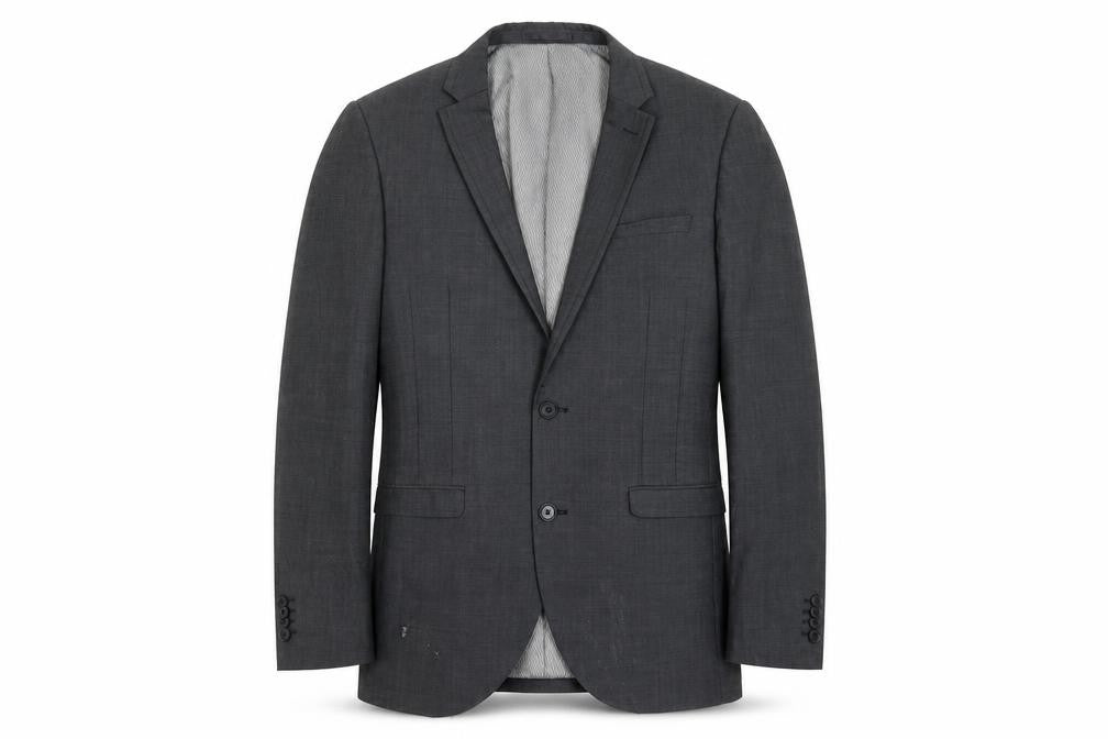 Front view of Next men’s grey jacket suit jacket, size 40