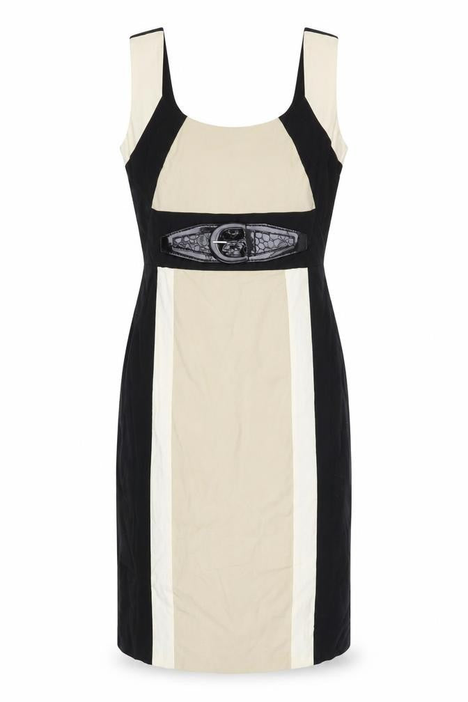 Front view of Star women’s black shift, size UK 12
