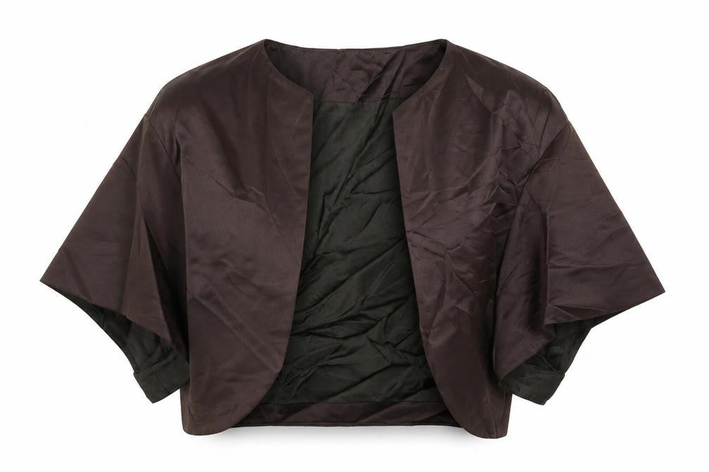 Front view of Debenhams women’s brown jacket, size UK 18