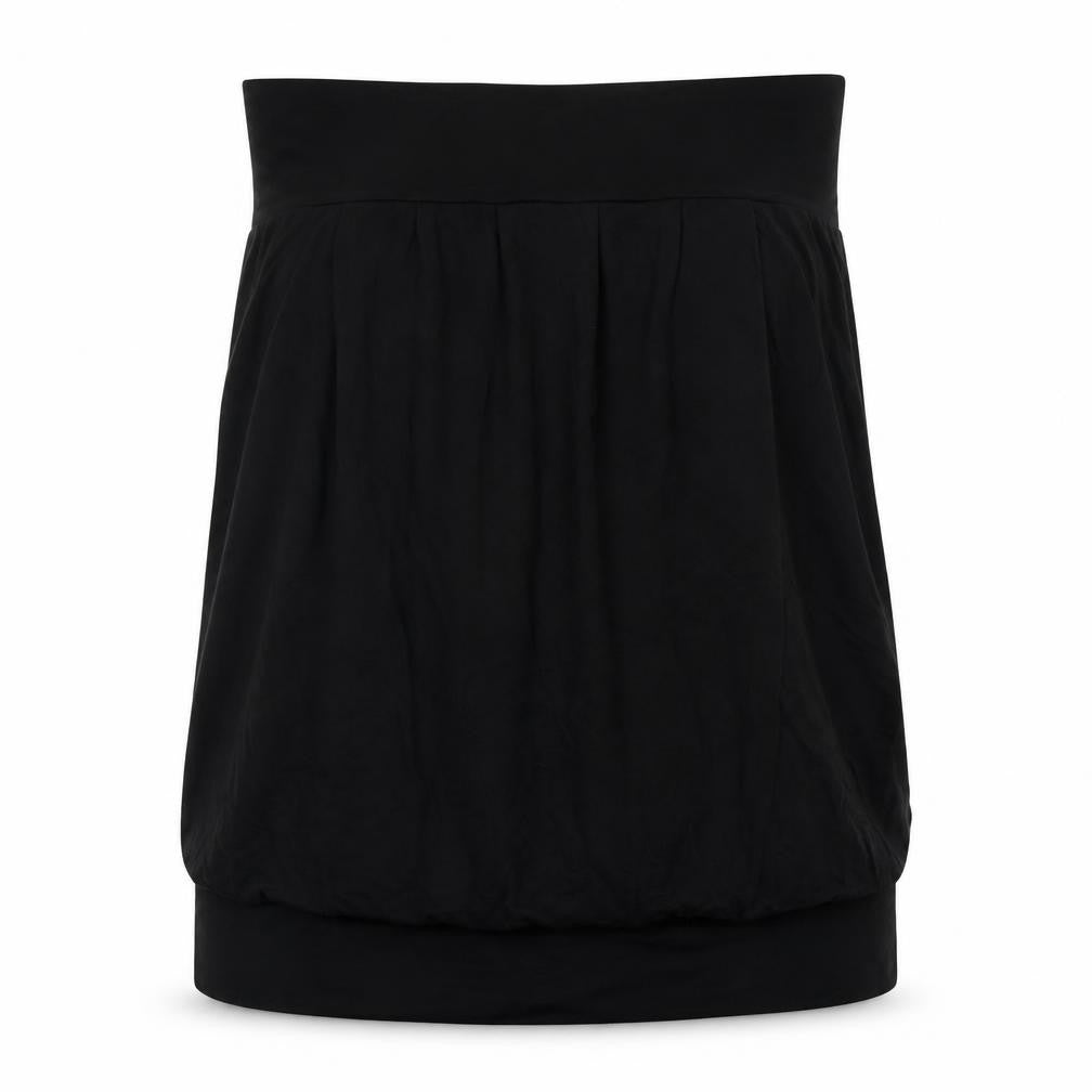 Front view of Papaya women’s black basic blouse, size UK 16