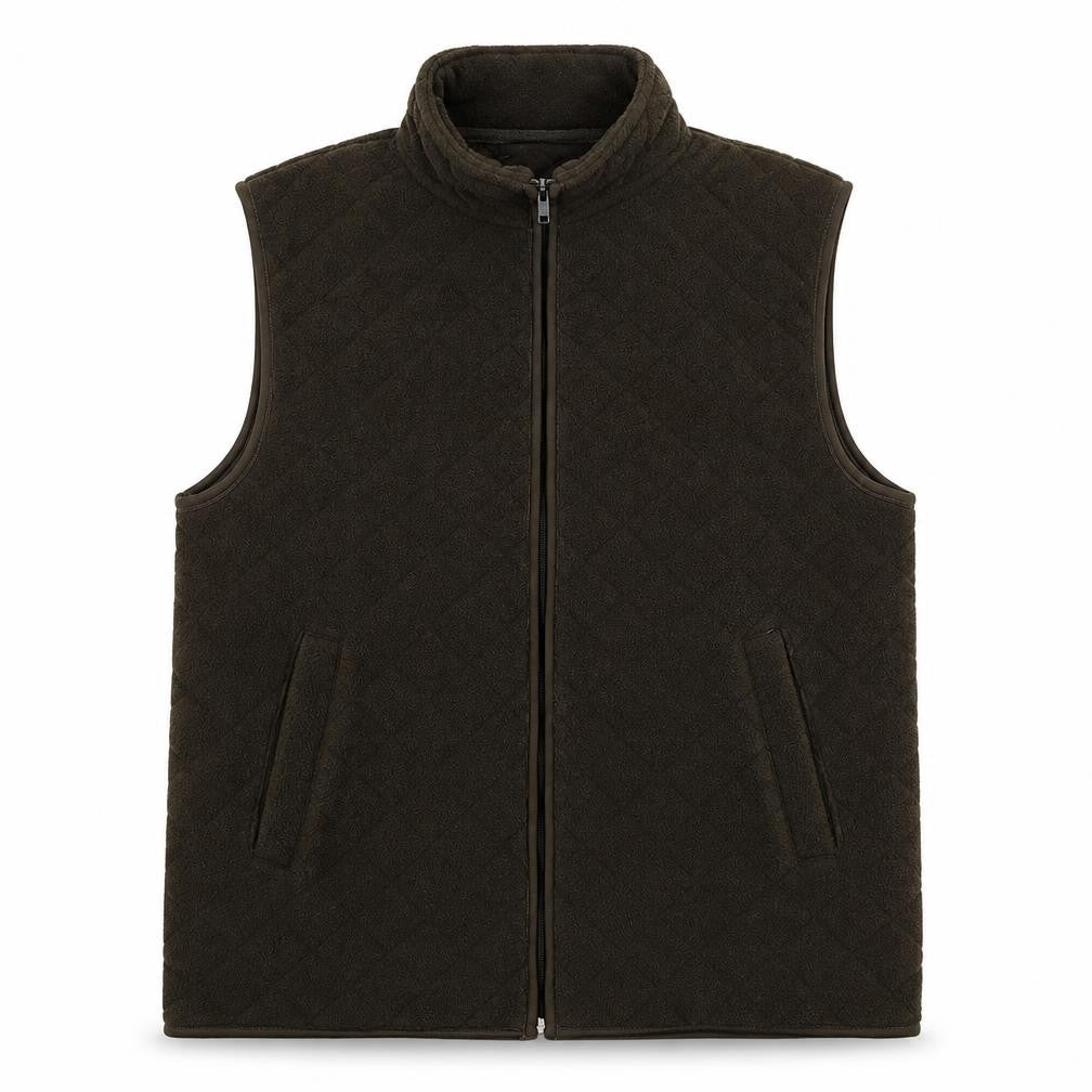 Front view of Dunnes women’s green jacket coatigan, size UK 10