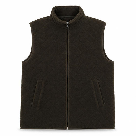 Front view of Dunnes women’s green jacket coatigan, size UK 10