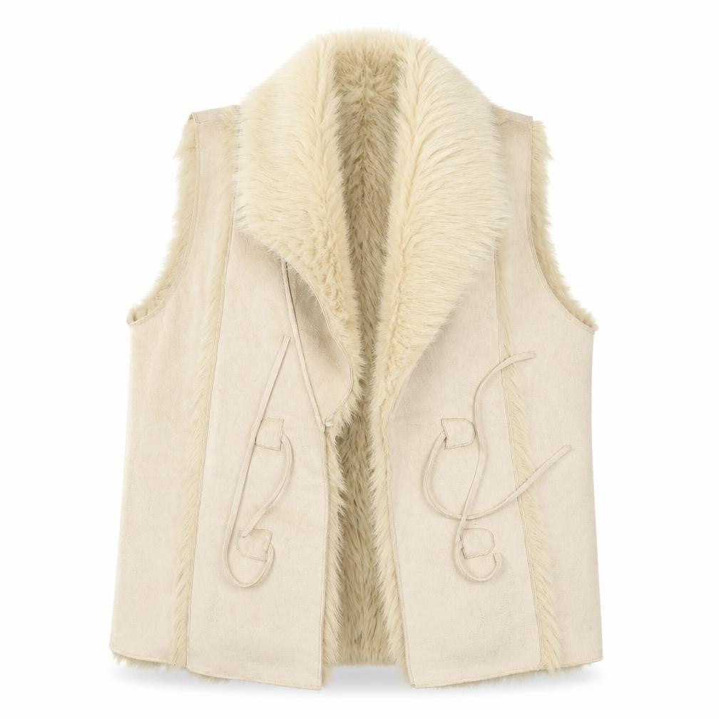 Front view of Purple Rain women’s beige jacket, size L