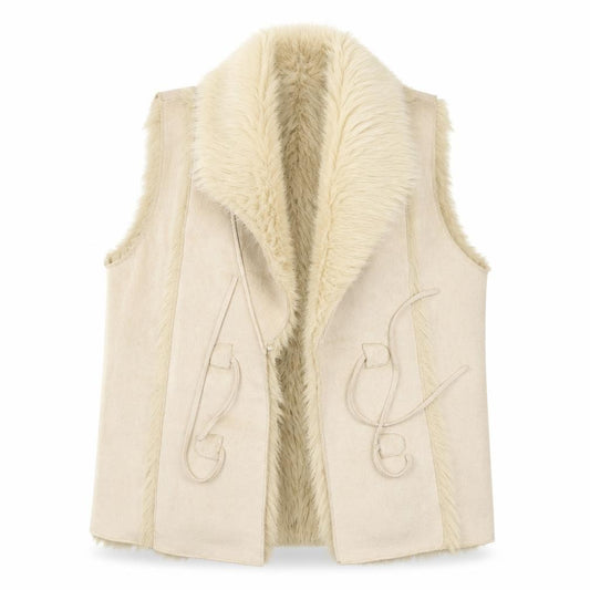 Front view of Purple Rain women’s beige jacket, size L