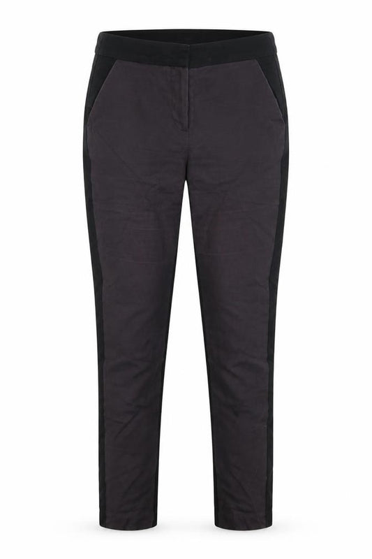 Front view of Next women’s red trousers, size UK 12, 26-inch leg