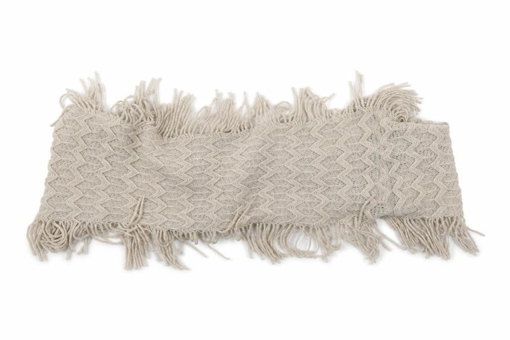 Front view of Preworn Beige Shawl/Wrap