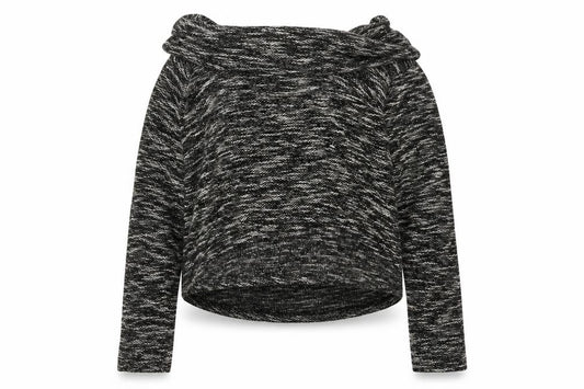 Front view of Simple women’s multicoloured jumper, size UK 12