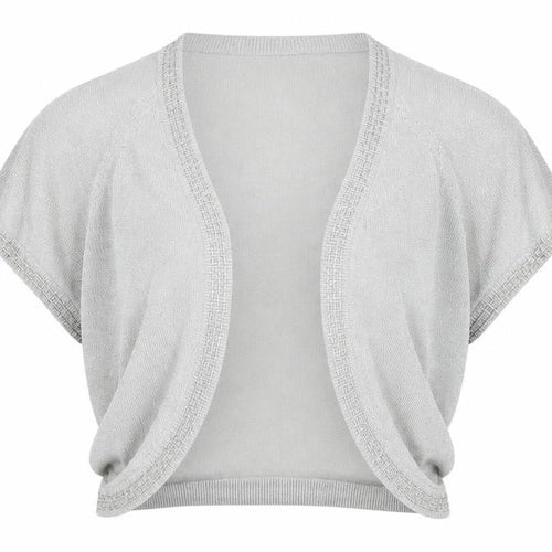 Joanna Hope Womens Grey   Shrug Jumper Size 16