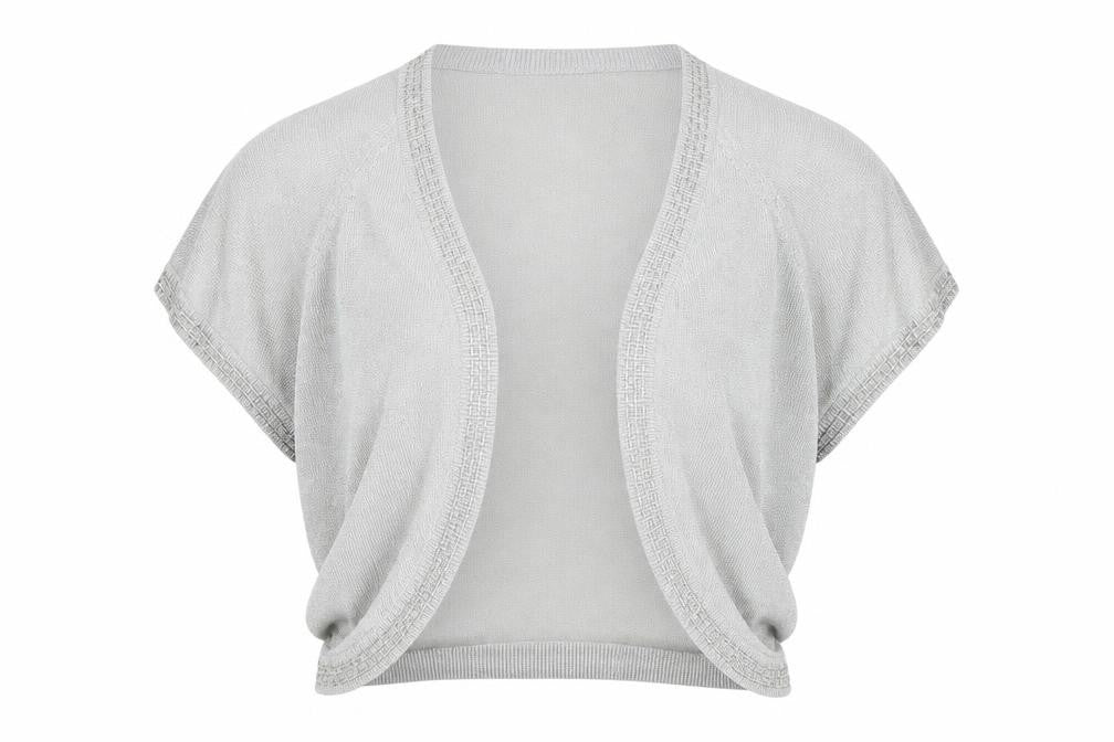 Joanna Hope Womens Grey   Shrug Jumper Size 16