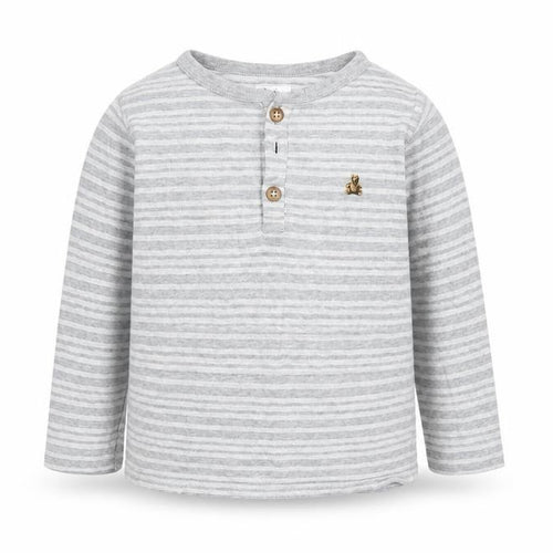 Gap Girls Grey Striped  Basic T-Shirt Size 3 Years